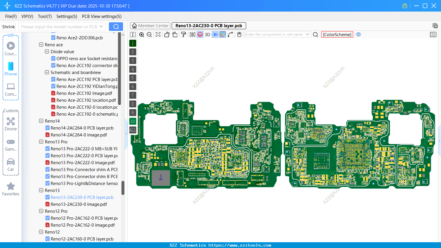 OPPO Reno13-2AC230-0 PCB Layer